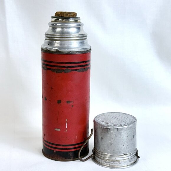 Icy Hot Thermos Vacuum Bottle 8.5" 1950s - Picture 5 of 11